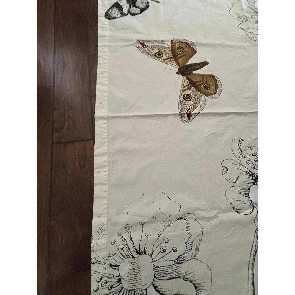West Elm Butterfly Shower Curtain 72”x74”